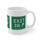 Merritt Parkway Exit 38 Mug - Norwalk Connecticut gifts and merch by Finding Connecticut 