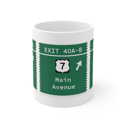 Merritt Parkway Exit 40A-B - Norwalk Connecticut gifts and merch by Finding Connecticut 
