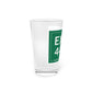 Merritt Parkway  Exit 44  pint glass drinkware - Fairfield County gifts and merch by Finding Connecticut 