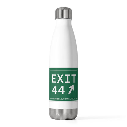 Merritt Parkway Exit 44 water bottle  Fairfield Connecticut gifts and merch  by Finding  Connecticut 