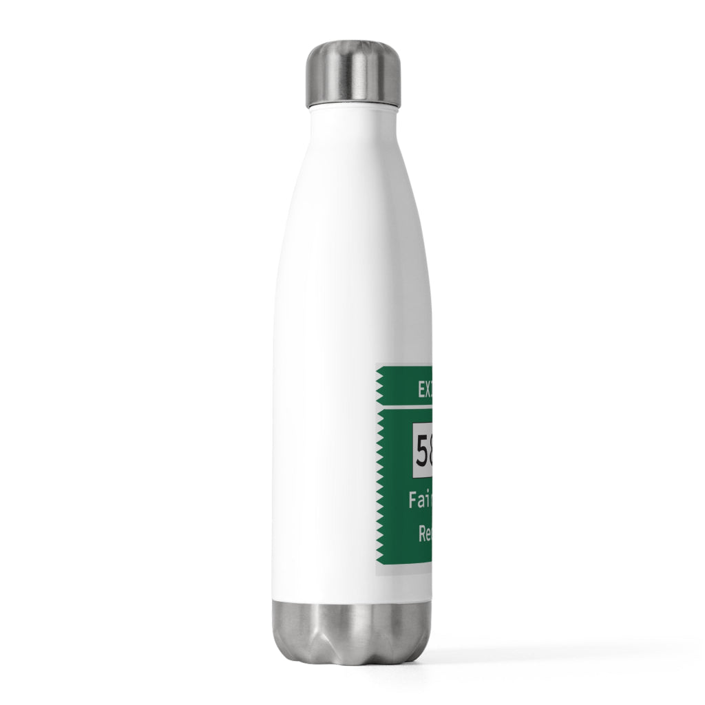 Merritt Parkway Exit 44 water bottle - Merritt Parkway and Fairfield Connecticut gifts and merch by Finding Connecticut 
