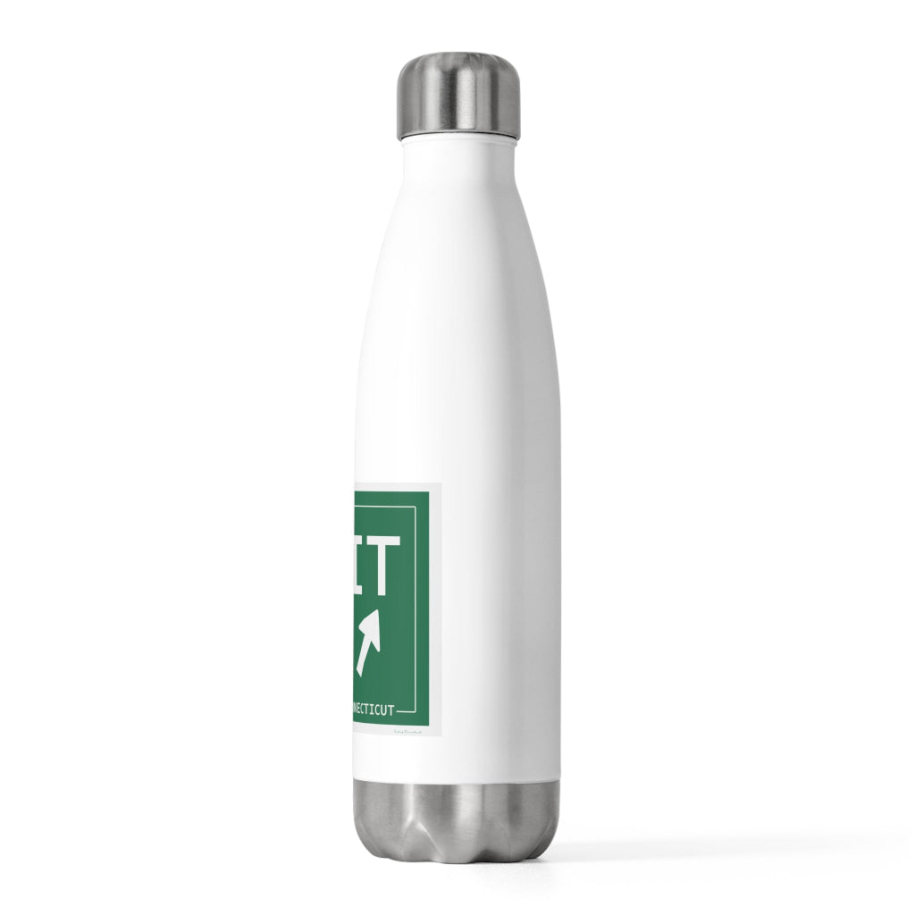 Merritt Parkway Exit 44 water bottle  Fairfield Connecticut gifts and merch  by Finding  Connecticut 