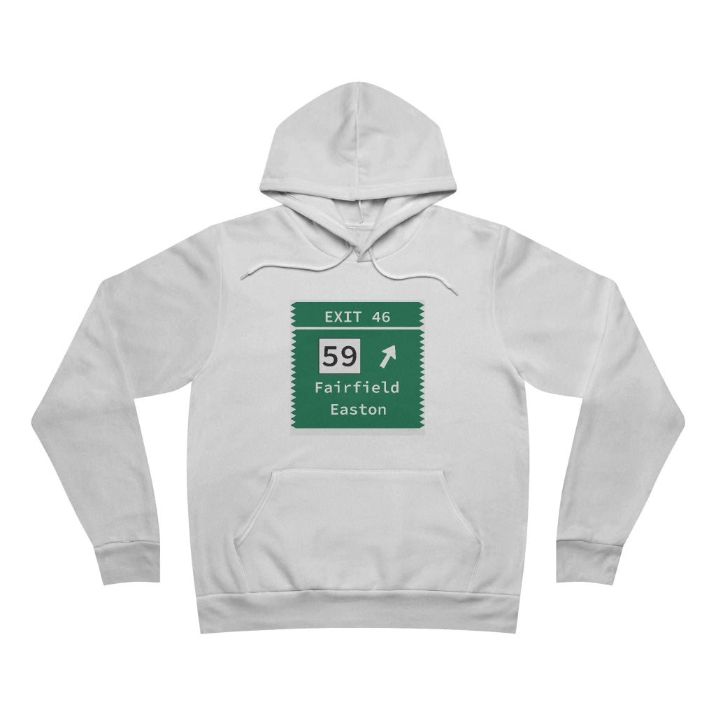 Merritt Parkway Exit 46 unisex hoodie  sweatshirt - Fairfield Connecticut gifts and merch by Finding Connecticut 