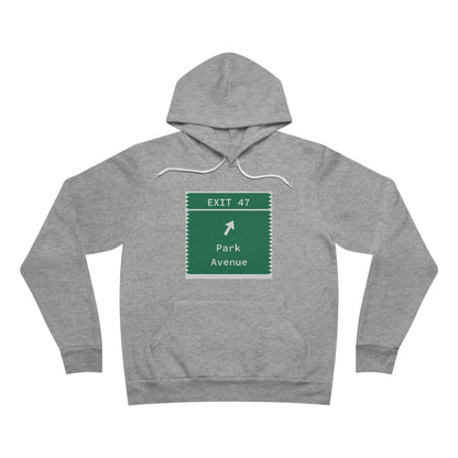 Merritt Parkway Exit 47 hoodie sweatshirt - Trumbull Connecticut gifts and merch by Finding Connecticut 