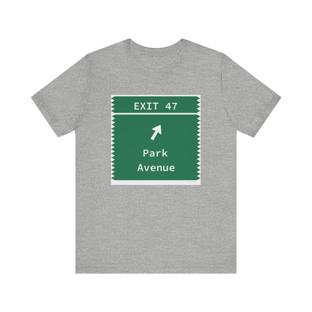 Merritt Parkway Exit 47 t shirt - Trumbull Connecticut gifts and merch by Finding Connecticut