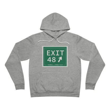 Merritt Parkway Exit 48 hoodie sweatshirt - Merritt parkway and trumbull Connecticut gifts and merch by Finding Connecticut 
