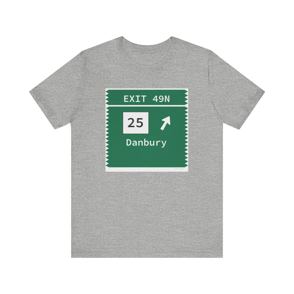 Merritt Parkway Exit 49N t shirt - Trumbull connecticut gifts and merch by Finding Connecticut 