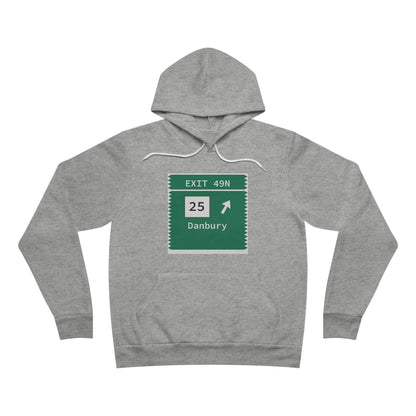 Merritt Parkway Exit 49N unisex hoodie sweatshirt - Trumbull Connecticut gifts and merch by Finding Connecticut