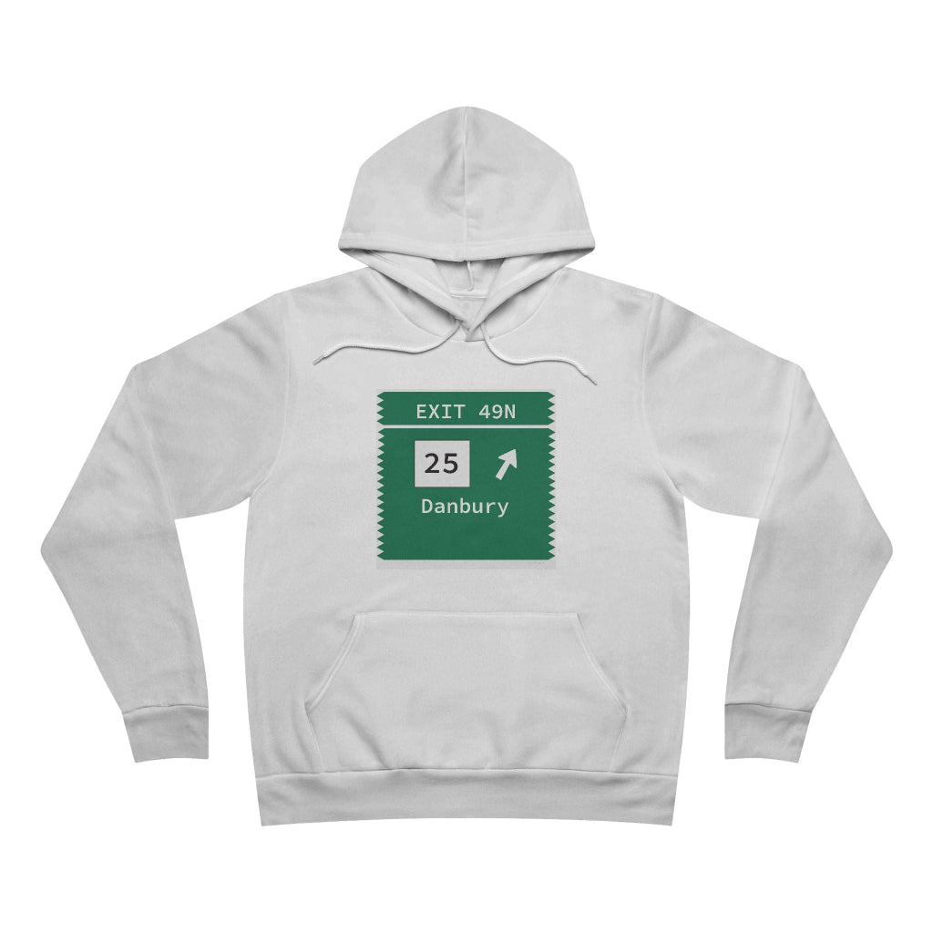 Merritt Parkway Exit 49N unisex hoodie sweatshirt - Trumbull Connecticut gifts and merch by Finding Connecticut
