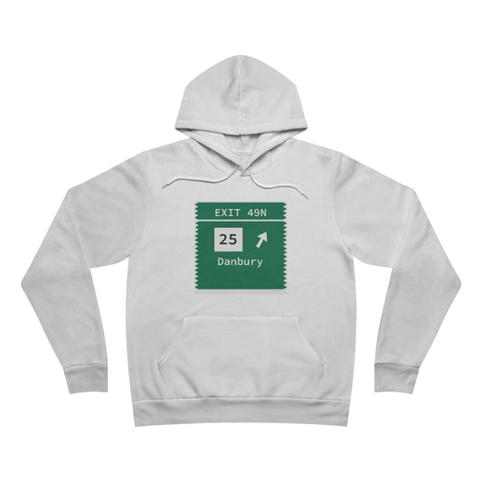Merritt Parkway Exit 49N unisex hoodie sweatshirt - Trumbull Connecticut gifts and merch by Finding Connecticut