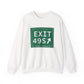 Merritt Parkway Exit 49S sweatshirt - Merritt parkway and trumbull Connecticut gifts and merch by Finding Connecticut 