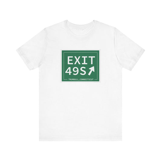 Merritt Parkway Exit 49S t shirt - merritt parkway and trumbull connecticut gifts and merch by Finding Connecticut