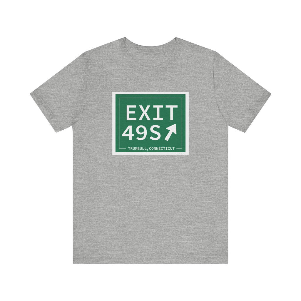 Merritt Parkway Exit 49S t shirt - merritt parkway and trumbull connecticut gifts and merch by Finding Connecticut