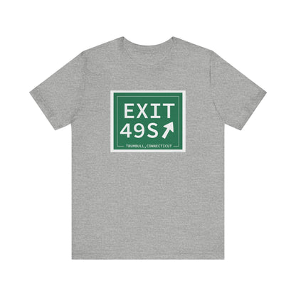 Merritt Parkway Exit 49S t shirt - merritt parkway and trumbull connecticut gifts and merch by Finding Connecticut