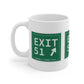 Merritt Parkway Exit 51 Mug - trumbull connecticut gifts and merch by finding connecticut 
