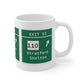 Merritt Parkway Exit 53 Mug - Stratford Connecticut gifts and merch by Finding Connecticut 