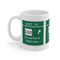 Merritt Parkway Exit 53 Mug - Stratford Connecticut gifts and merch by Finding Connecticut 