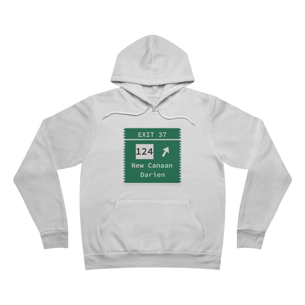 Merritt Parkway Exit exit 37 unisex hoodie sweatshirt - New Canaan Connecticut gifts and merch by Finding Connecticut