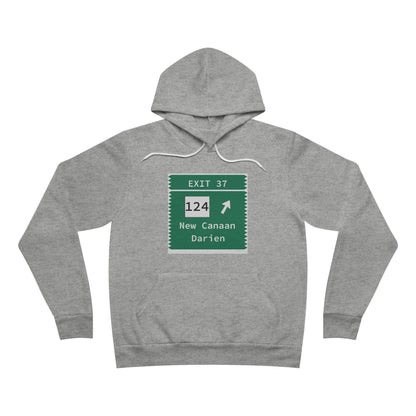 Merritt Parkway Exit exit 37 unisex hoodie sweatshirt - New Canaan Connecticut gifts and merch by Finding Connecticut