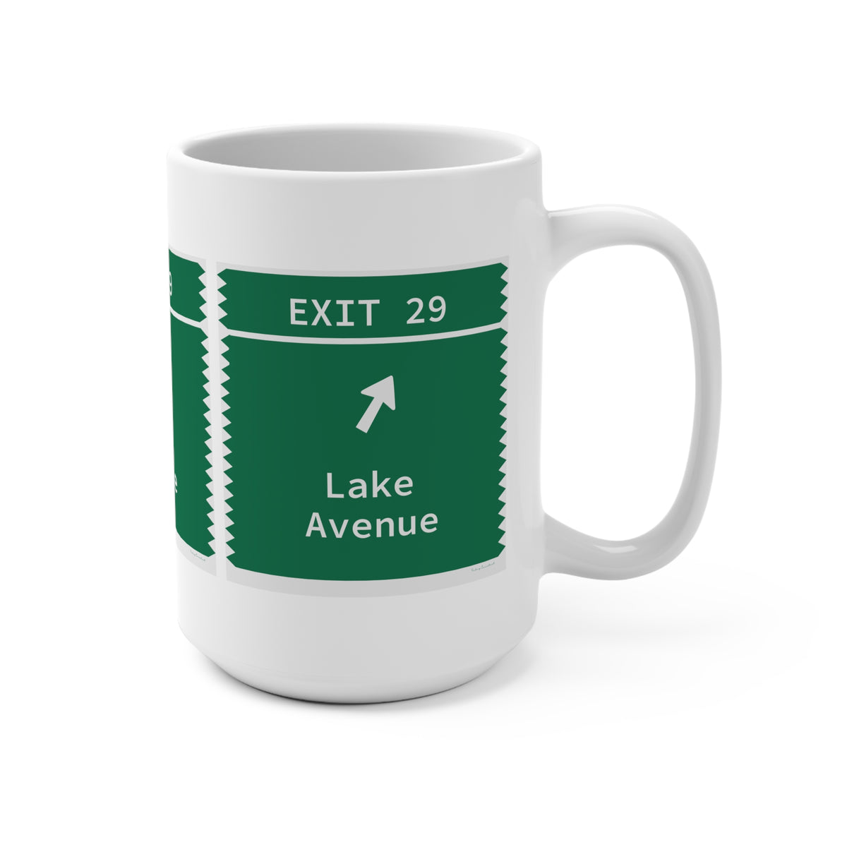 Merritt Parkway exit 29 mug - Greenwich Connecticut gifts and merch by Finding Connecticut 
