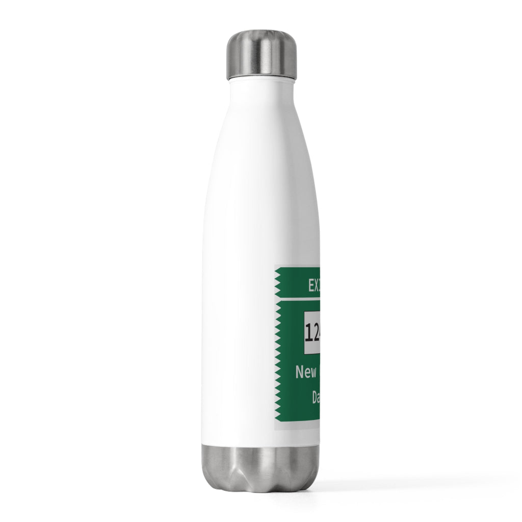 Merritt Parkway exit 37 water bottle - merritt parkway and new canaan connecticut gifts and merch by Finding connecticut 