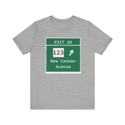 Merritt Parkway exit 38 t shirt - New canaan Connecticut gifts and merch by Finding Connecticut 
