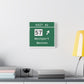 Merritt Parkway exit 42 wall art decor - merritt parkway and westport connecticut gifts and merch by Finding Connecticut 