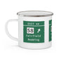 Merritt Parkway exit 44  camping mug- Merritt Parkway and Fairfield Connecticut gifts and merch by finding connecticut 