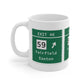 Merritt Parkway exit 46 mug - fairfield connecticut gifts and merch by finding connecticut