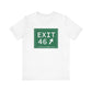 Merritt Parkway exit 46 t shirt -Merritt Parkway and fairfield connecticut gifts and merch by Finding Connecticut 