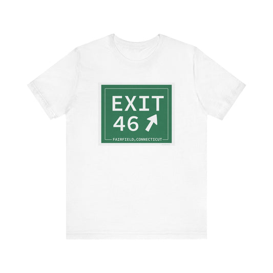 Merritt Parkway exit 46 t shirt -Merritt Parkway and fairfield connecticut gifts and merch by Finding Connecticut 