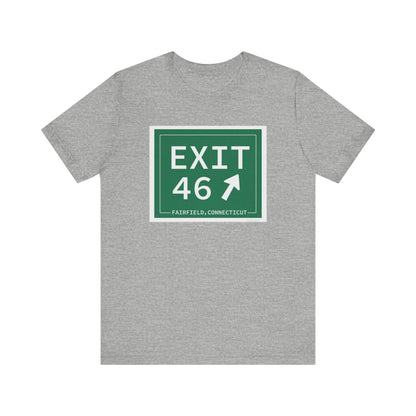 Merritt Parkway exit 46 t shirt -Merritt Parkway and fairfield connecticut gifts and merch by Finding Connecticut 