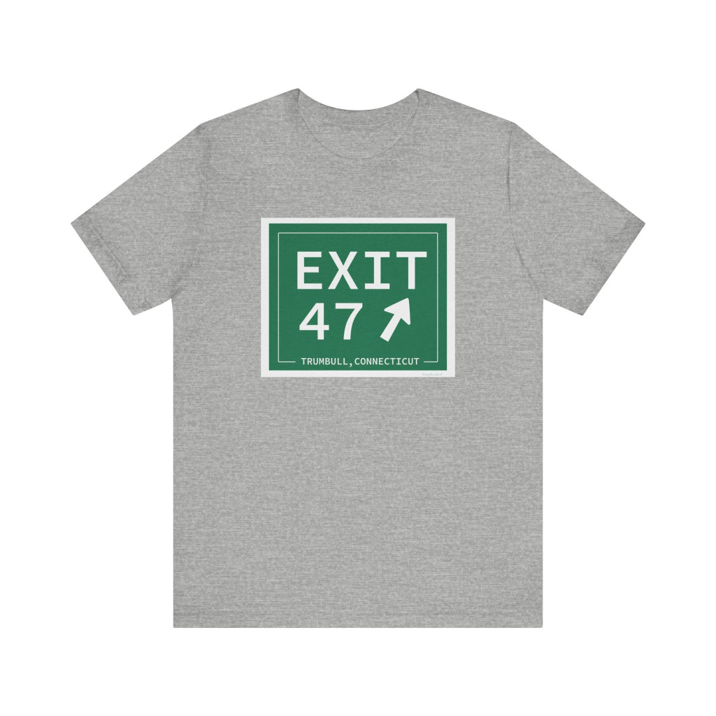 Merritt Parkway exit 47 t shirt- Merrit parkway and trumbull connecticut gifts and merch by Finding Connecticut