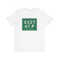 Merritt Parkway exit 47 t shirt- Merrit parkway and trumbull connecticut gifts and merch by Finding Connecticut