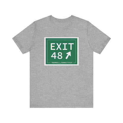 Merritt Parkway exit 48 tshirt - merritt parkway and trumbull connecticut gifts and merch by Finding Connecticut 