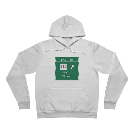 Merritt Parkway exit 48 unisex hoodie sweatshirt - Trumbull Connecticut gifts and merch by Finding Connecticut 