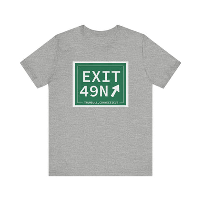 Merritt Parkway exit 49N t shirt - Merritt parkway and Trumbull Connecticut gifts and merch by Finding Connecticut 