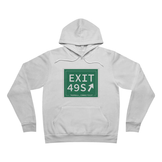 Merritt Parkway exit 49S hoodie sweatshirt - Merritt parkway and trumbull connecticut gifts and merch by Finding Connecticut 
