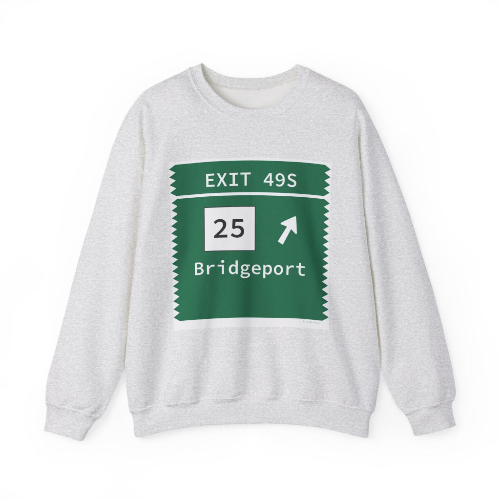Merritt Parkway exit 49s sweatshirt - Trumbull Connecticut gifts and merch by Finding Connecticut 