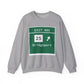 Merritt Parkway exit 49s sweatshirt - Trumbull Connecticut gifts and merch by Finding Connecticut 