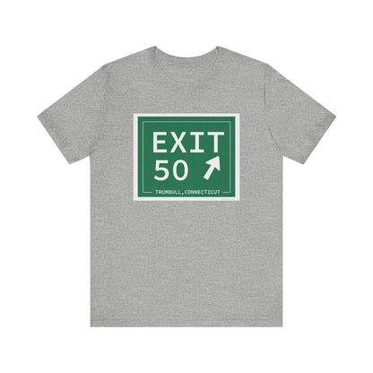 Merritt Parkway exit 50  t shirt - merrit parkway and trumbull connecticut gifts and merch by Finding Connecticut 