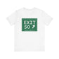 Merritt Parkway exit 50  t shirt - merrit parkway and trumbull connecticut gifts and merch by Finding Connecticut 
