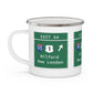 Merritt Parkway exit 54 mug - Milford Connecticut gifts and merch by Finding Connecticut 