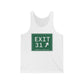 Merritt  parkway exit 31 unisex tank top  - merritt parkway and greenwich connecticut gifts and merch by Finding Connecticut 