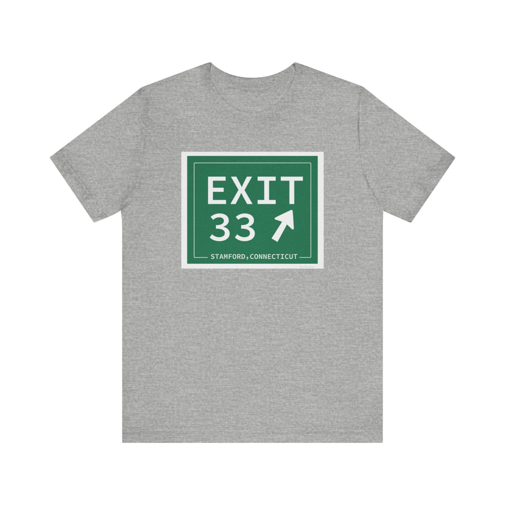 Merritt parkway exit 33 t shirt - merritt parkway and stamford connecticut gifts and merch by Finding Connecticut 