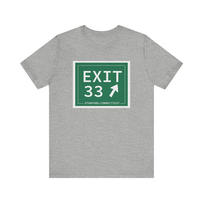 Merritt parkway exit 33 t shirt - merritt parkway and stamford connecticut gifts and merch by Finding Connecticut 