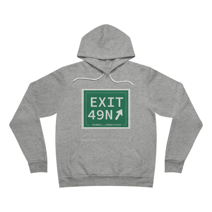 Merritt parkway exit 49N hoodie sweatshirt - merritt parkway and trumbull connecticut gifts and merch by Finding Connecticut