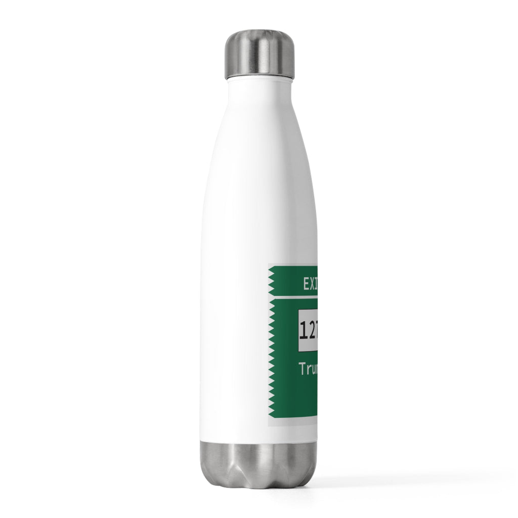 Merritt parkway exit 50 water bottle - merritt parkway and connecticut gifts and merch by Finding Connecticut 