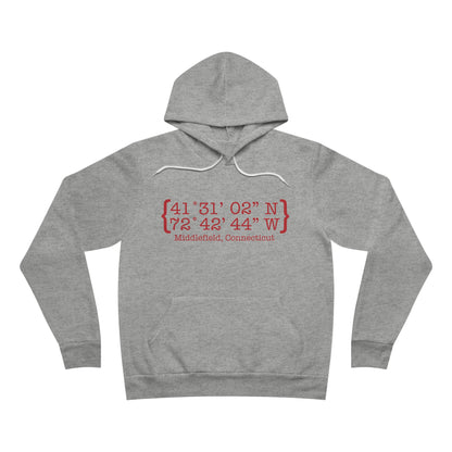 Middlefield Coordinates // Middlefield connecticut  unisex hoodie sweatshirt  // finding connecticut 