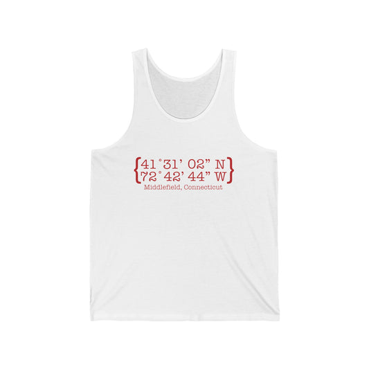 Middlefield Coordinates // Middlefield connecticut  unisex tank top shirt  // finding connecticut 